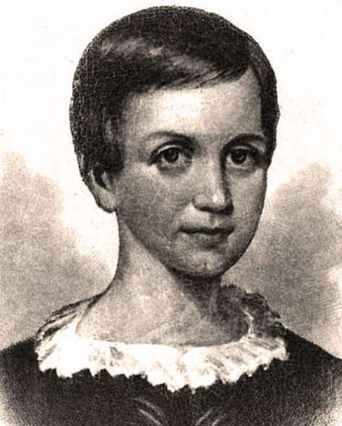 Emily Dickinson, as a child