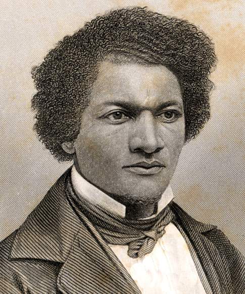 Frederick Douglass, circa 1855, engraving