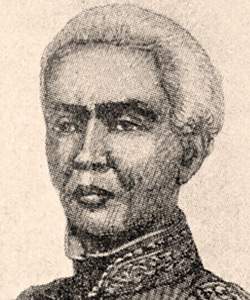 Fabre Geffrard, President of Haiti, 1859-1857, detail