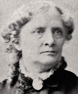 Isabella Beecher Hooker, photograph, circa 1890, detail
