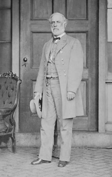 Robert Edward Lee, Brady image, full length, circa 1865