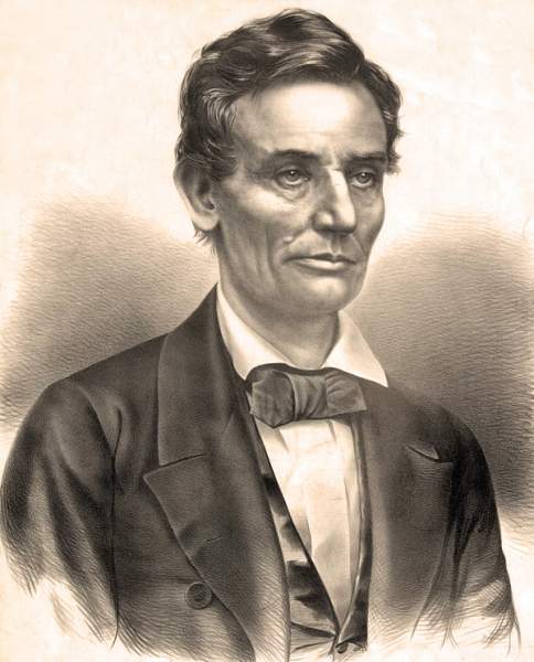 Abraham Lincoln, Currier and Ives image, Autumn 1860