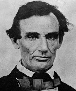 Abraham Lincoln, Pittsfield, Illinois, October 1, 1858, detail