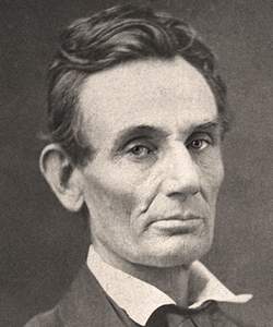 Abraham Lincoln, Chicago, Illinois, October 4, 1859, detail