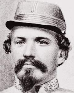 John Hunt Morgan, with cap, detail