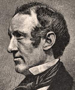 Wendell Phillips, engraving, aged 40, detail