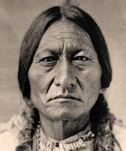Sitting Bull, detail