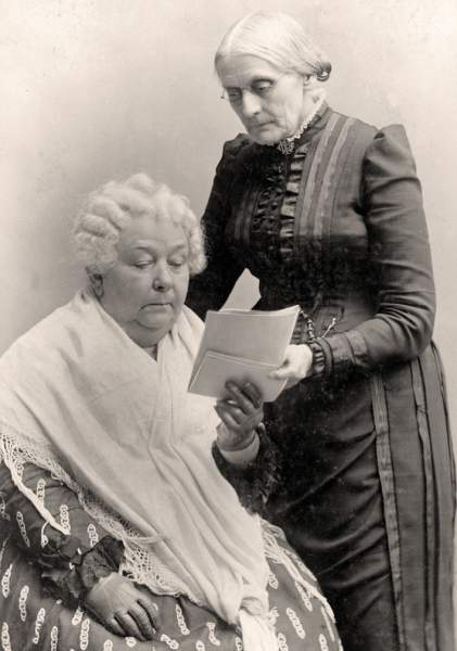 Elizabeth Cady Stanton and Susan Brownell Anthony, circa 1895