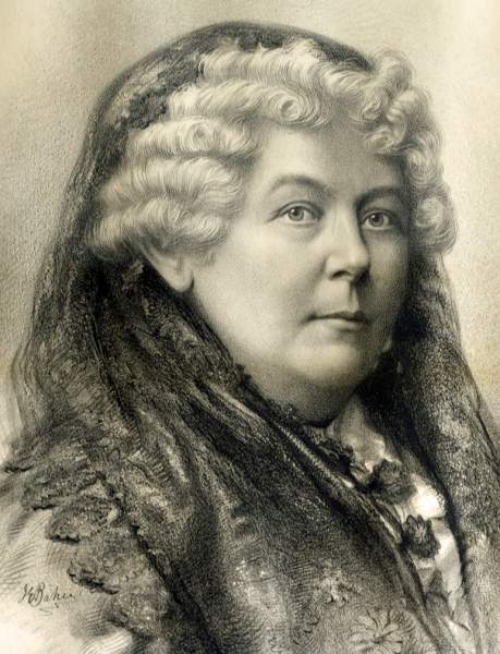 Elizabeth Cady Stanton, portrait size