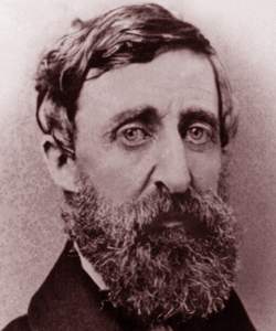 Henry David Thoreau, detail