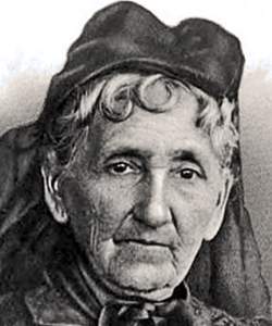 Harriet L. Straw Whiteside, in old age, detail