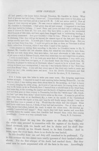N. R. Johnston to William Still, March 31, 1851 (Page 2)