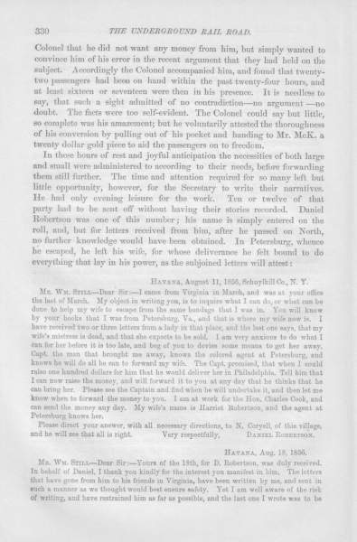 N. Coryell to William Still, August 18, 1856 (Page 1)