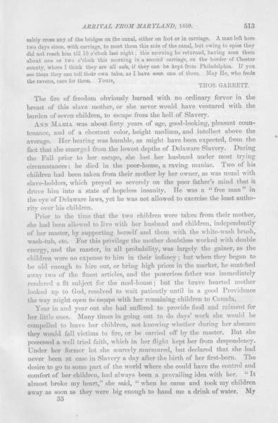 Thomas Garrett to William Still and James Miller McKim, November 21, 1858 (Page 2)