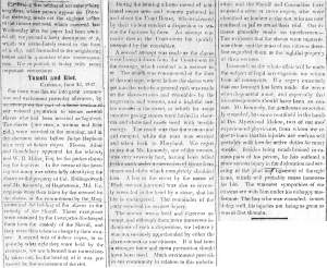 “Tumult and Riot,” Carlisle (PA) Herald, June 9, 1847