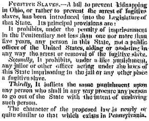 “Fugitive Slaves,” Charleston (SC) Mercury, January 10, 1848