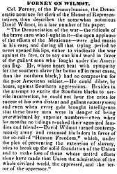 “Forney on Wilmot,” (Natchez) Mississippi Free Trader, March 27, 1850