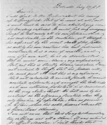 Gustave Philipp Koerner to Abraham Lincoln, July 17, 1858 (Page 1)