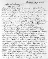 Gustave Philipp Koerner to Abraham Lincoln, August 12, 1858 (Page 1)