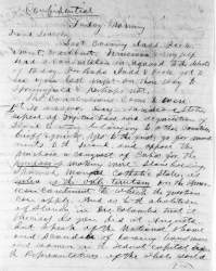 Joseph Medill to Abraham Lincoln, August 27, 1858 (Page 1)