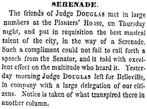 “Serenade,” (St. Louis) Missouri Republican, September 11, 1858