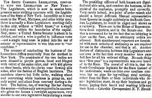 “The South Carolina Legislature,” Charleston (SC) Mercury, December 30, 1858