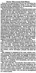 “Newly Discovered Gold Mines,” New York Herald, August 12, 1858