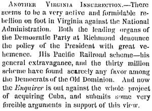 “Another Virginia Insurrection,” New York Times, February 7, 1859
