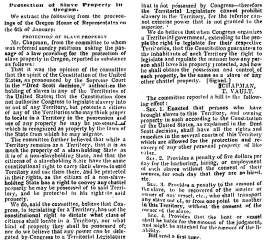 “Protection of Slave Property in Oregon,” Memphis (TN) Appeal, March 6, 1859
