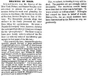 “Drawing it Mild,” Chicago (IL) Press and Tribune, April 9, 1859
