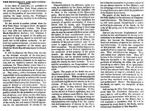 “The Democracy and Non-Intervention,” Memphis (TN) Appeal, April 13, 1859