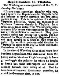 “Republicanism in Virginia,” Chicago (IL) Press and Tribune, June 7, 1859
