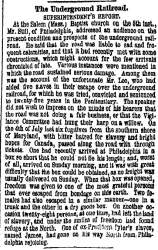 "The Underground Railroad," New York Herald, August 14, 1859