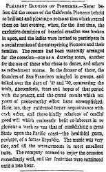 “Pleasant Reunion of Pioneers,” San Francisco (CA) Evening Bulletin, September 30, 1859