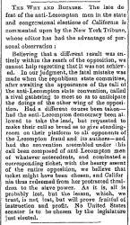 “The Why and Because,” Lowell (MA) Citizen & News, October 5, 1859