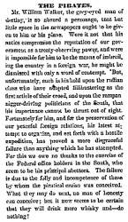 “The Pirates,” Chicago (IL) Press and Tribune, October 10, 1859