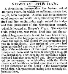 “News of the Day,” New York Times, October 18, 1859