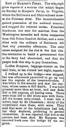 “Riot at Harper’s Ferry,” Lowell (MA) Citizen & News, October 18, 1859