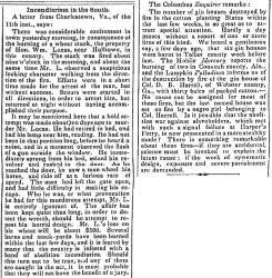 “Incendiarism in the South,” Savannah (GA) News, November 17, 1859
