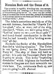 “Disunion Bosh and the Cause of it,” Chillicothe (OH) Scioto Gazette, January 3, 1860