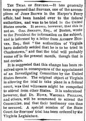 “The Trial of Stevens,” New York Times, January 4, 1860