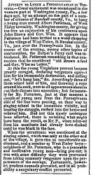 “Attempt to Lynch a Pennsylvanian in Virginia,” Chicago (IL) Press and Tribune, February 18, 1860