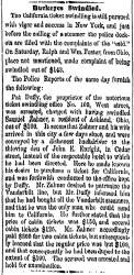 “Buckeyes Swindled,” Cleveland (OH) Herald, February 21, 1860