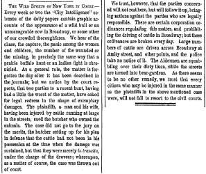 “The Wild Sports of New York in Courts,” New York Herald, March 11, 1860