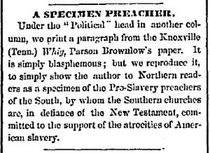 “A Specimen Preacher,” Chicago (IL) Press and Tribune, April 2, 1860