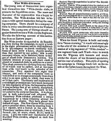 “The Wide-Awakes,” Chicago (IL) Press and Tribune, April 4, 1860