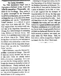 “The Coming Conventions,” Milwaukee (WI) Sentinel, May 9, 1860