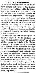 “Visit the Mississippi,” Chicago (IL) Press and Tribune, May 16, 1860