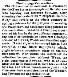 “The Chicago Convention,” Richmond (VA) Dispatch, May 21, 1860