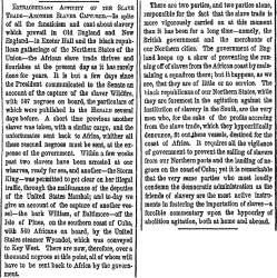 “Extraordinary Activity of the Slave Trade,” New York Herald, May 22, 1860